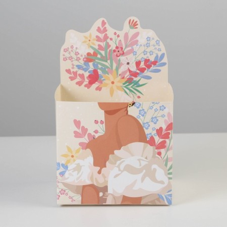 Boxes for mini bouquets "Flower", 12 × 20 × 10 cm-2
