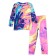 Thermal complex for girls: trousers, sweatshirt, height 98 cm
