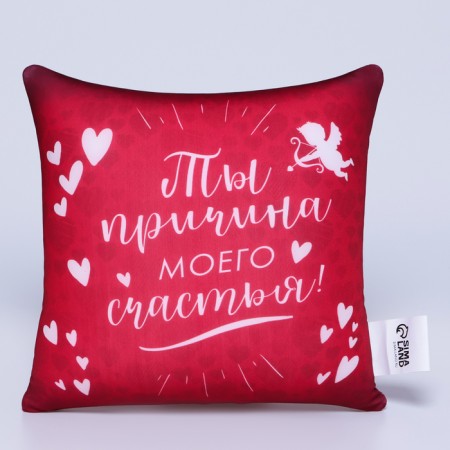 Antistress pillow "The reason for my happiness" 23x21 cm-1