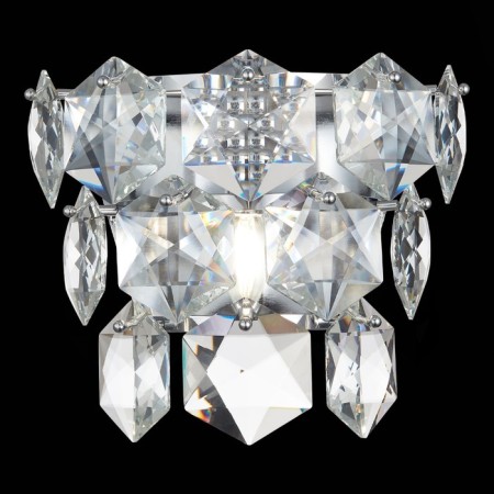 Sconces st. SL1631.101.01. Viterbo. 1x40 watts, E14, 26x16 cm, chromium color-1