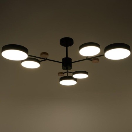Люстра 1075/6BK LED 72Вт черный 98х98х60 см BayerLux-3
