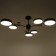 Люстра 1075/6BK LED 72Вт черный 98х98х60 см BayerLux