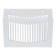 The wall tray is Istanm, white