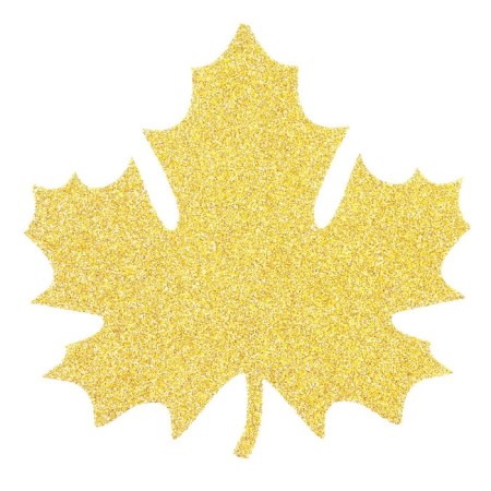 Set of leaves "maple" brilliant large, 5 pcs., Mix color-4