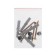 SL-02 bracket, for a microwave oven, adjustable, up to 40 kg, 313-413 mm, metallic, gray