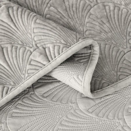 Cover with pillowcases Sofi de Marko "Rosalin", size 240x260 cm, 50x70 cm - 2 pcs, color light gray-5