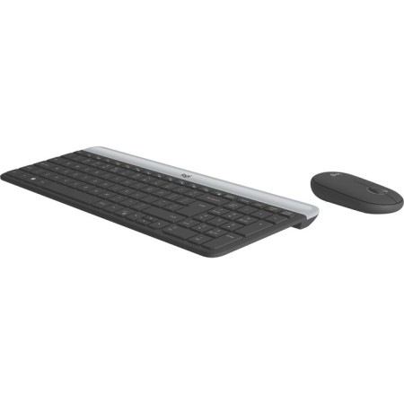 Keyboard + Logitech MK470 Claw: Black/Gray Mouse: Black USB Wireless Slim (920-00 10046-1