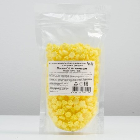 Sugar figures "Mini-Bez", yellow, 250 g-1