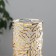VAZA Glass “Milagros” Patterns top, 24x9 cm, transparent