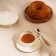 Tea steam porcelain SL Home "Garda", 2 items: a cup 200 ml, a saucer d = 15 cm, white color