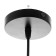 Suspension Bayerlux "perforation" E27 black 15x15x25-125cm