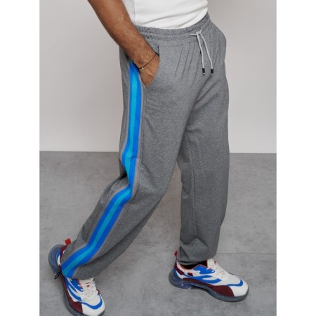 Sports male trousers, size 56, gray color-18