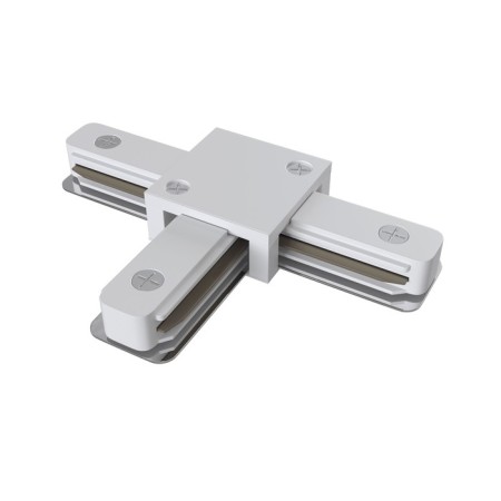 Connector T-shaped for the Technical tra001ct-11W, 10.6x7x1.7 cm, white color.-3