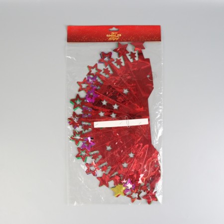 Foil ball "Carved star" 43x23 cm-3