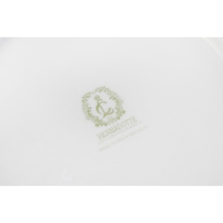 Dessert plate bernadotte, decor "Wild rose, gold layer", 19 cm-1