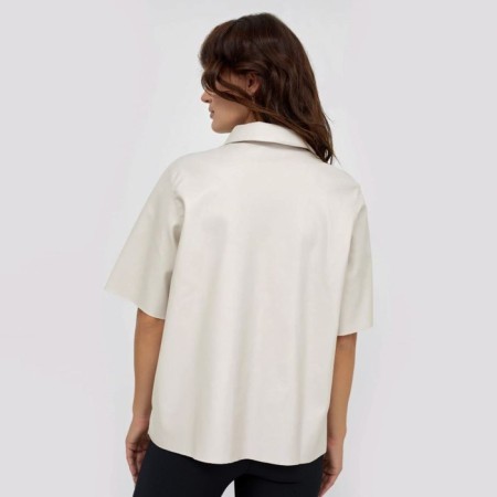Female shirt, milk color, size 44-1