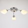 Agnes chandelier 3 E27 15W chrome 60x60x17cm