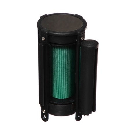 Cassette with exhaust ribbon-180cm green, height-13cm, width 6.6 cm, tape width-80mm