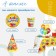 Paper caps “Happy Birthday! Gifts ", set 6 pcs., 16 cm