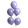 Latex ball 12 ", pastel, set 25 pcs., Fog-gray color