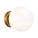 Wall lamp EVOLUCE. SL717.201.01. Acini. 1x40 W, E27, 18x18x22 cm, golden color