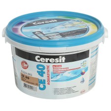 Elastic water-repellent grout Ceresit CE 40 Aquastatic (1-10 mm), caramel, 2 kg