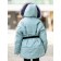 Jacket for girls, height 170 cm, green color