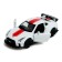 Metal Race machine, 1:32, inertia, light and sound, white color