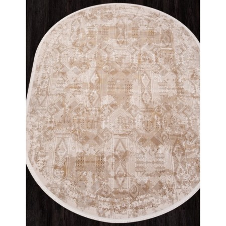 Oval Carbon Karmen Hali Lissabon, size 78x150 cm, color Brown/Brown-1