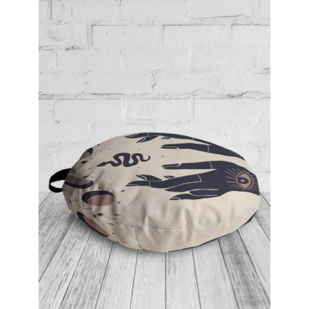 Pillow Siddle "Fatima Hand", decorative, d = 52 cm-1