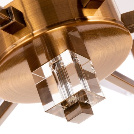 North chandelier, 6x60W E14, Copper color-2