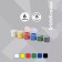 Gouache 6 colors x 15 ml, Erich Krause Basic, in economical packaging, cardboard sleeve