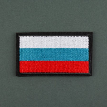 Шеврон на липучке «Флаг России», 9 × 5 см-1