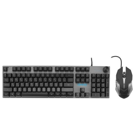 Keyboard + mouse oller 500GMK Claw: Gray/Black Mouse: Black/Gray USB Multimedia Led (1546 106689-7