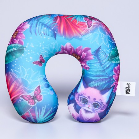 Pillow for traveling anti -stress "Tropics"-1