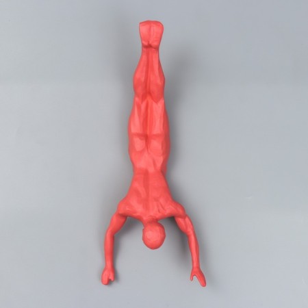 Souvenir Polystone "Free fall" red 30x12x9 cm