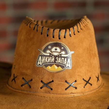 Cowboy Hat "Wild West", district. 56-58, sandy color-2