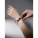 Bracelet cuff "Trend" volumetric, metal, color silver
