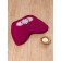 Drill-pillow for yoga "Relax", burgundy color