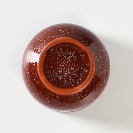 Branding pot "Marble", 0.7 liters, brown color-4