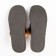 Male slippers, black color, size 44