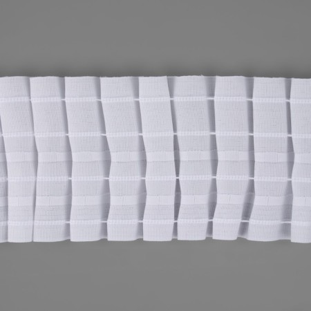 The curtain tape is classic, matte, 10 cm, 50 ± 1 m, white color-1