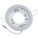 Introduced lamp Ecola, H6, GX53, 20 W, 101x16 mm, flat, chromium color