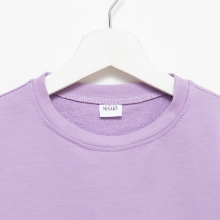Kids (T -shirt, shorts) minku: casual collection lilac color, height 104-9