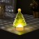 Light picture on the stand "Christmas tree" 11 cm, batteries, glow warm white