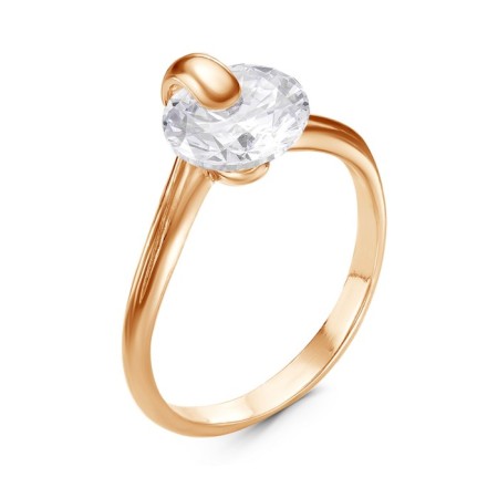 Ring of gilding "Classic" circle, 18 size