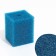 Rectangular sponge for filter No. 7, coarse, 8 x 8 x 10 cm, blue