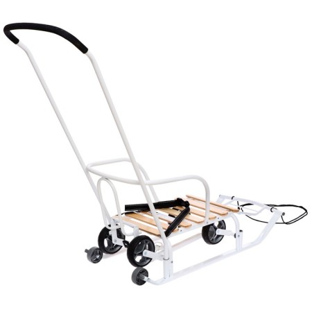 Sled "Timka 5 station wagon", white color-4