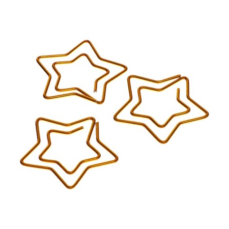 Minker Office Color Globus "Star", 30 mm, 12 pieces, gold, Eurobox-1