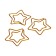 Minker Office Color Globus "Star", 30 mm, 12 pieces, gold, Eurobox